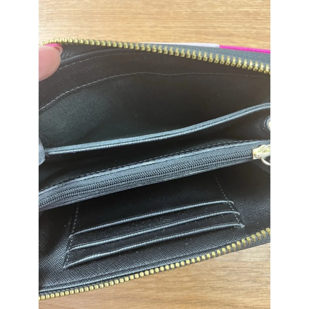 Fossil Leather Zip Around Color Block Women's‎ Wallet